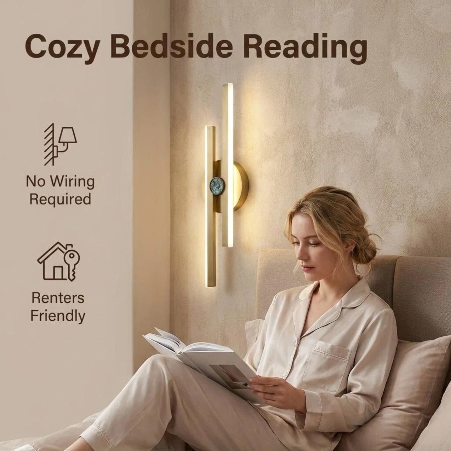 Rechargeable Metal LED Wall Sconce additional product view