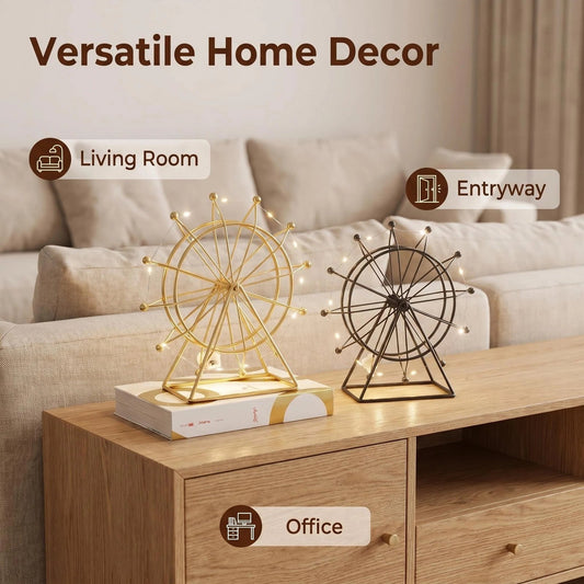 Rotating Nordic Metal Ferris Wheel Table Decor alternate product view