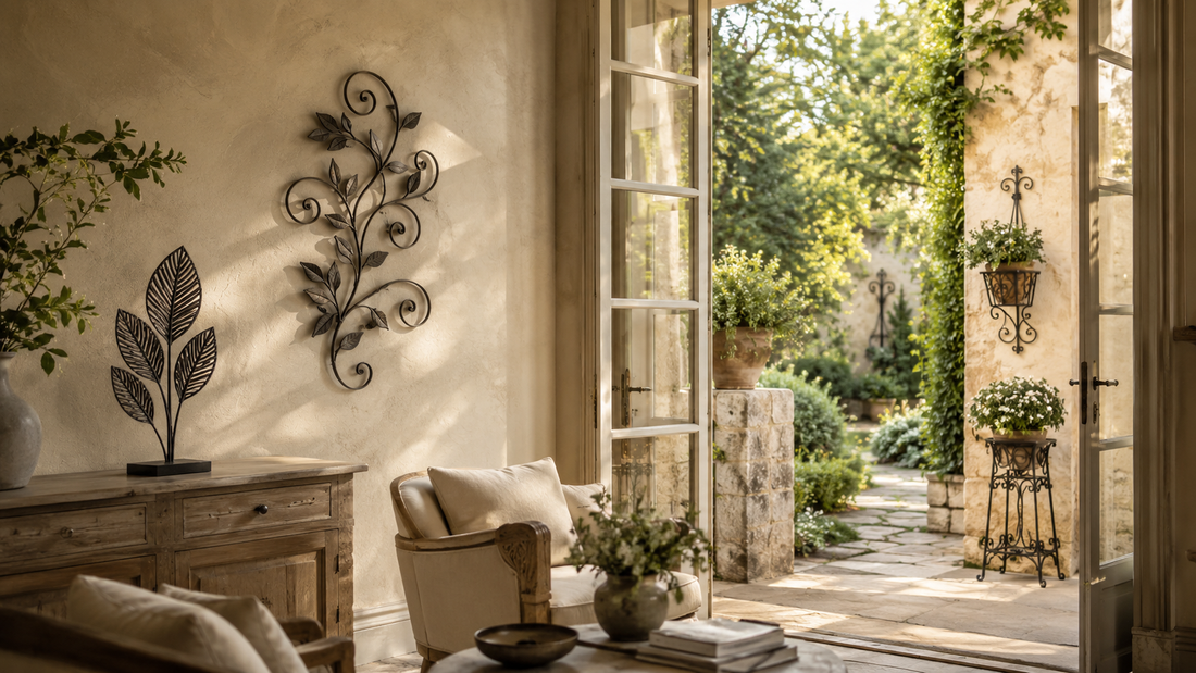 How to Style Metal Decor Indoors and Outdoors