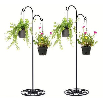 Double Metal Shepherd Hook Stand