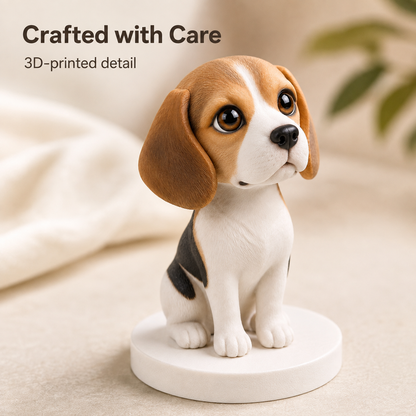 Custom 3D Printed Pet Figurine from Photo with DIY Paint Kit