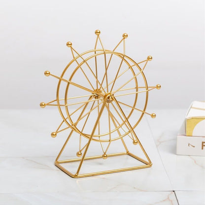 Rotating Nordic Metal Ferris Wheel Table Decor