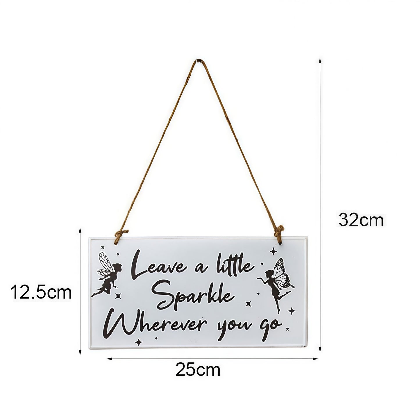 Fairy Garden Metal Welcome Sign