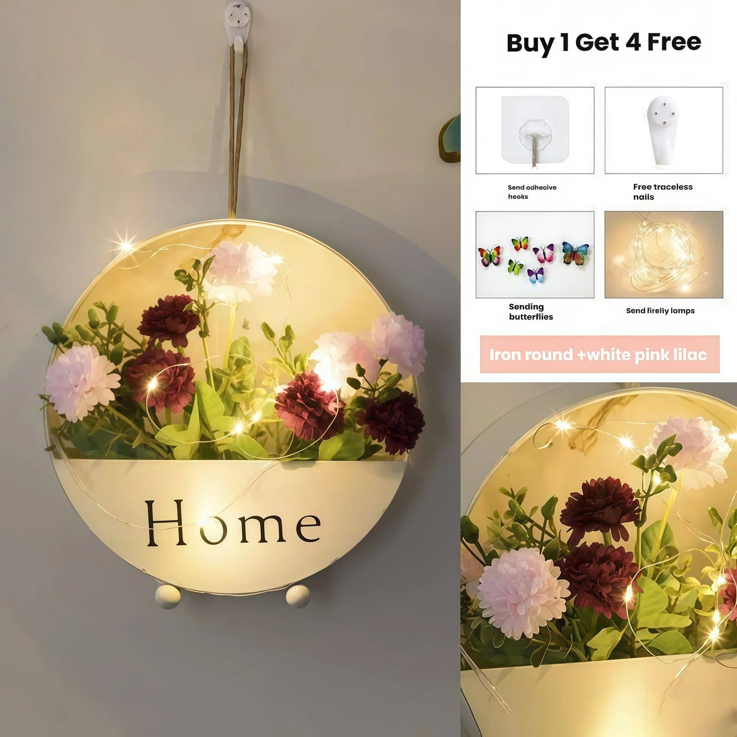 Nordic Metal Wall Planter