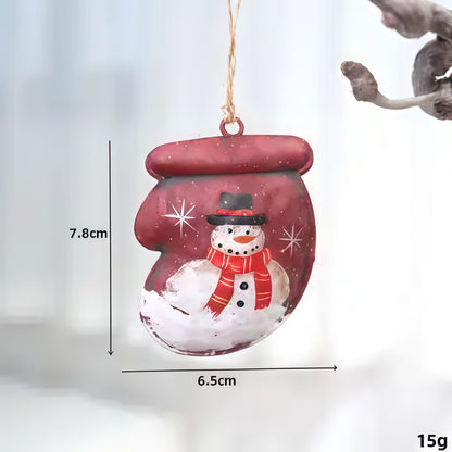 Vintage Metal Christmas Tree Ornament