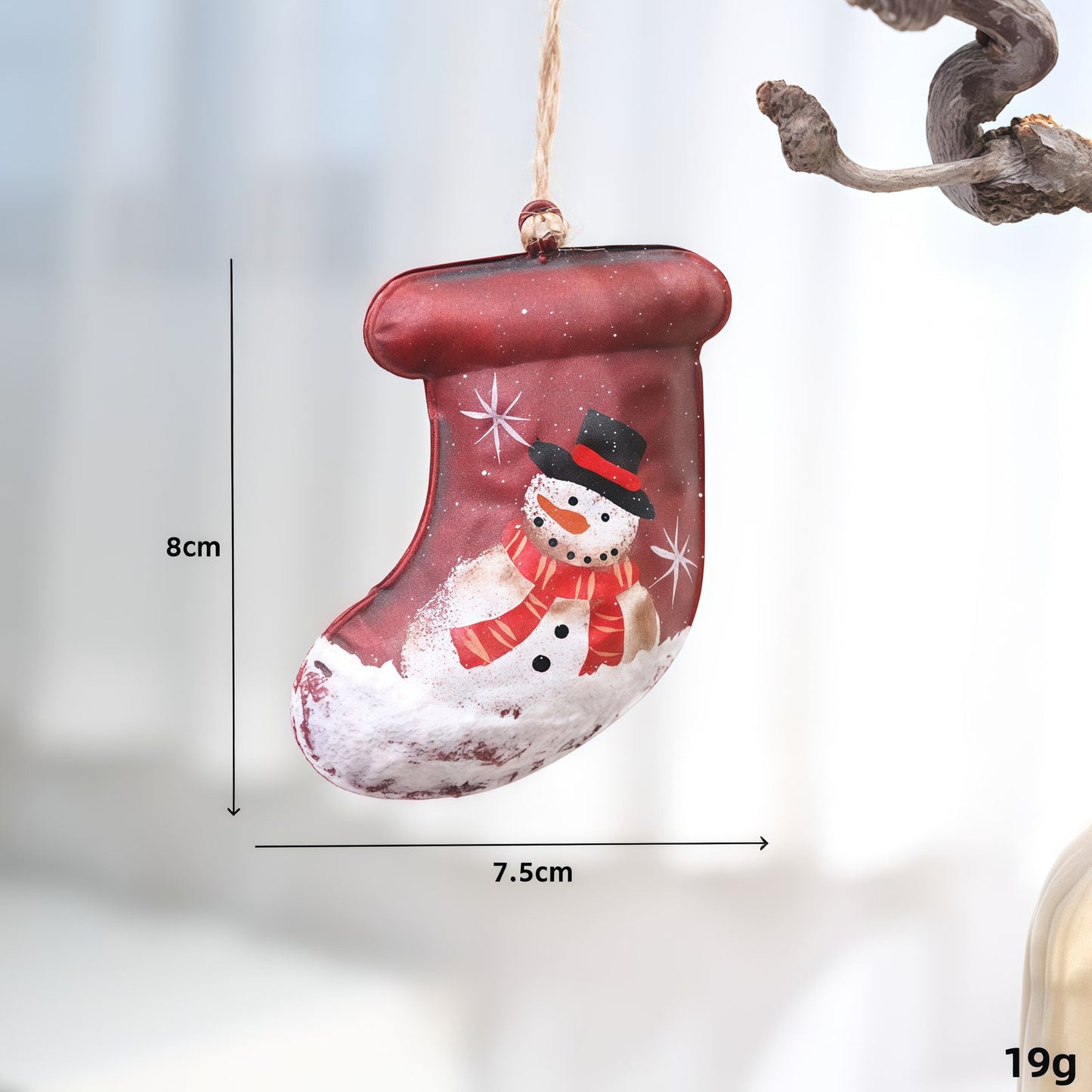 Vintage Metal Christmas Tree Ornament