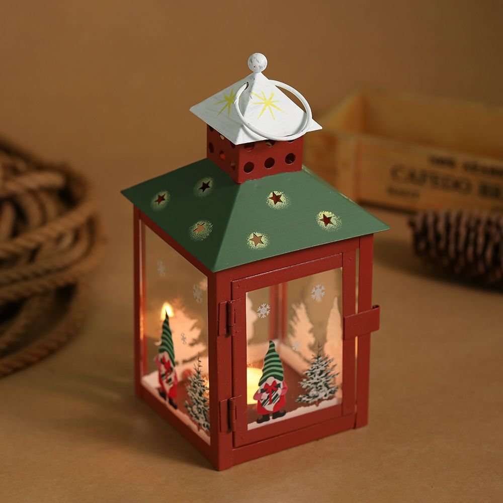 Vintage Iron Candle Lantern