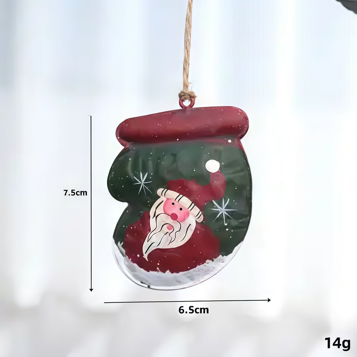 Vintage Metal Christmas Tree Ornament