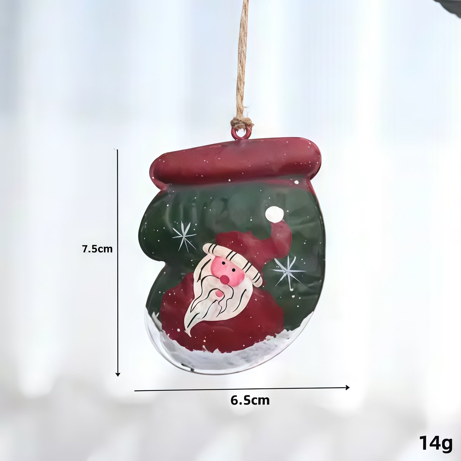 Vintage Metal Christmas Tree Ornament