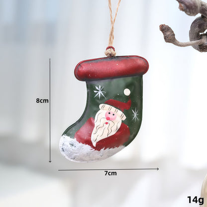 Vintage Metal Christmas Tree Ornament