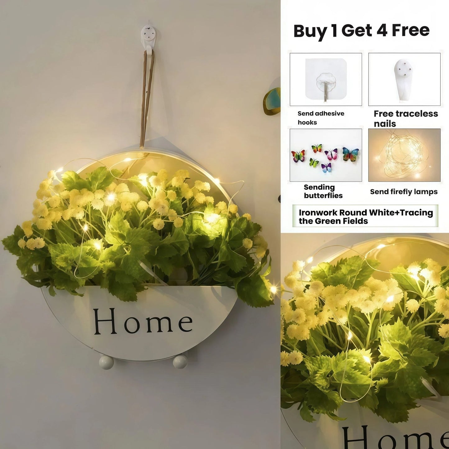 Nordic Metal Wall Planter