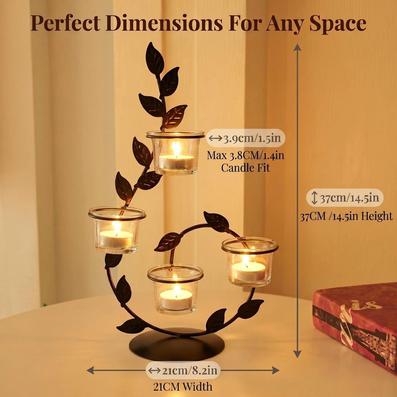 Vintage Iron Candle Holder additional product view