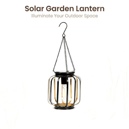 Solar Metal Hanging Garden Lantern