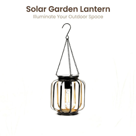 Solar Metal Hanging Garden Lantern