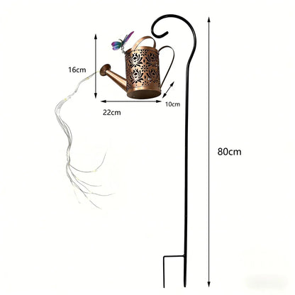 Solar Metal Watering Can Garden Light additional product view