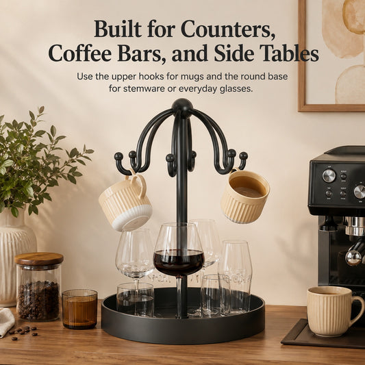 Metal Coffee Mug Holder Stand