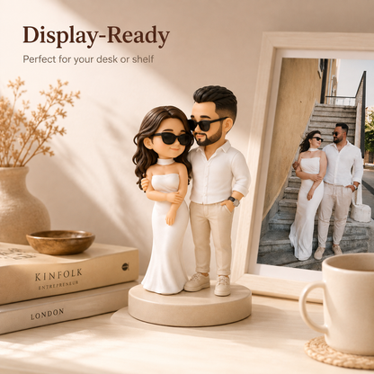 Custom 3D Couple Figurine from Photo | Personalized Keepsake