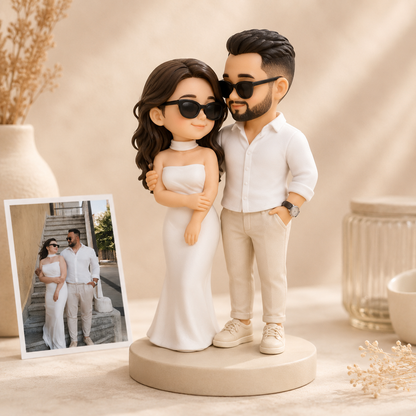 Custom 3D Couple Figurine from Photo | Personalized Keepsake
