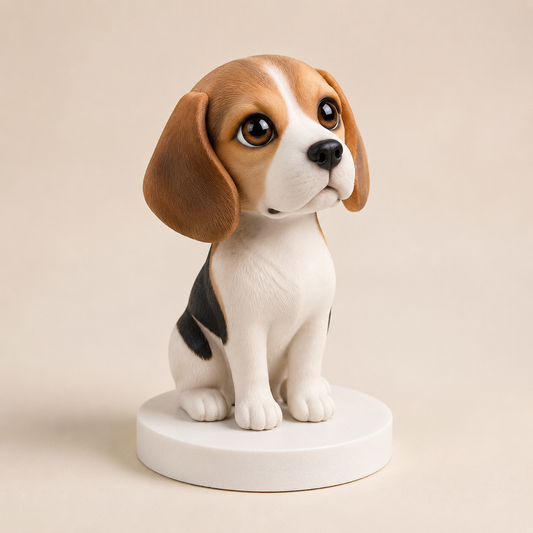 Custom 3D Printed Pet Figurine from Photo with DIY Paint Kit
