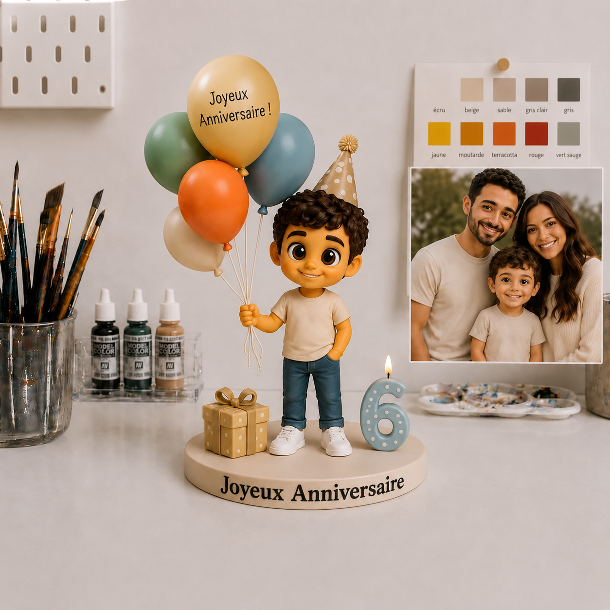 Custom 3D Figurine from Photo – Personalized Mini Me Statue