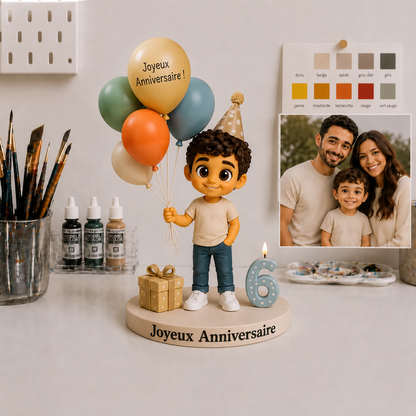 Custom 3D Figurine from Photo – Personalized Mini Me Statue
