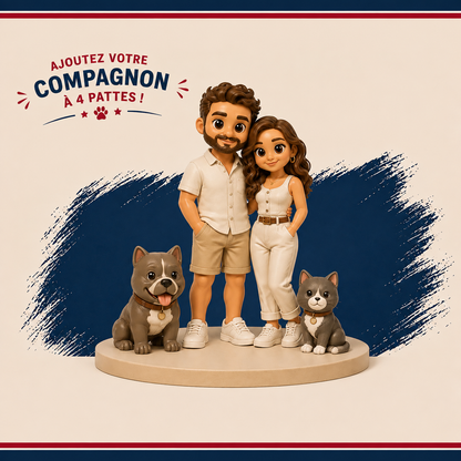 Custom 3D Figurine from Photo – Personalized Mini Me Statue