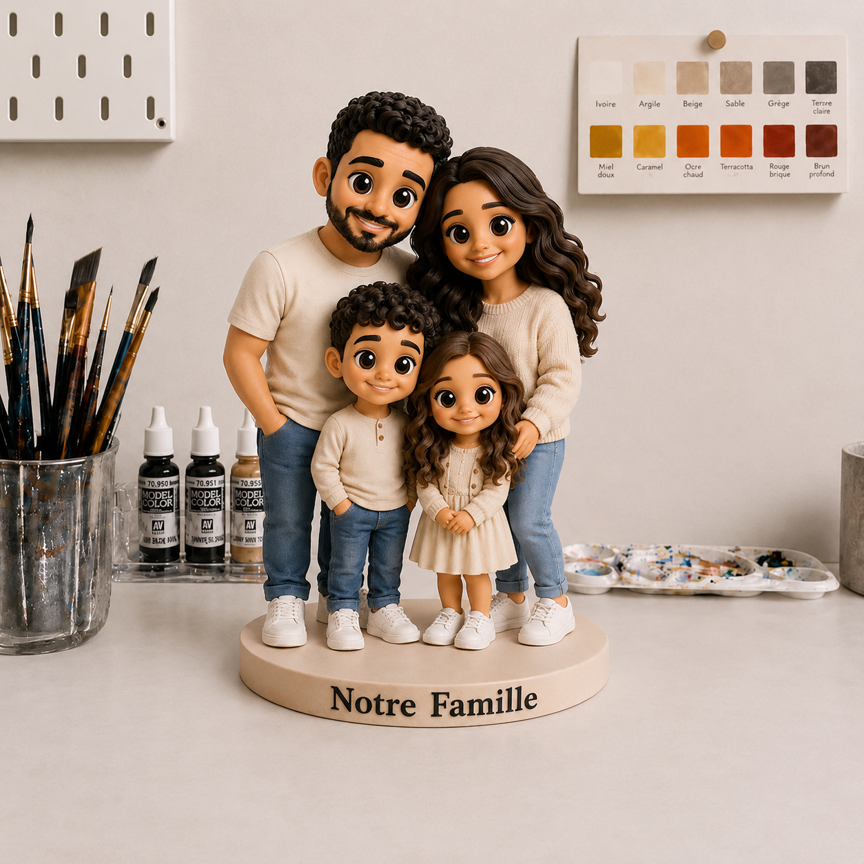 Custom 3D Figurine from Photo – Personalized Mini Me Statue