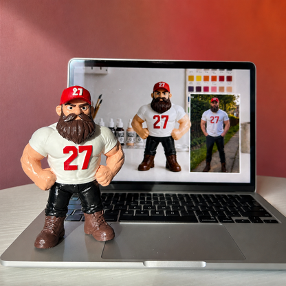 Custom 3D Figurine from Photo – Personalized Mini Me Statue