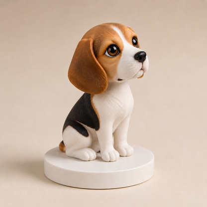Custom 3D Printed Pet Figurine from Photo with DIY Paint Kit