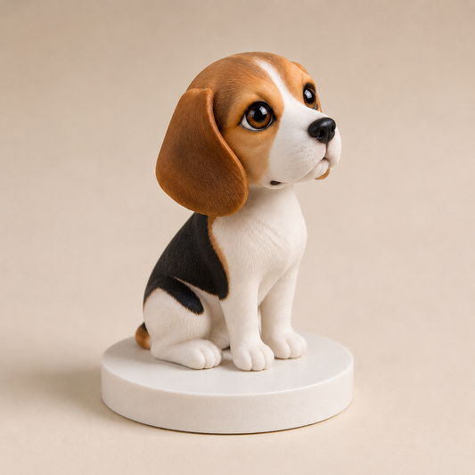 Custom 3D Printed Pet Figurine from Photo with DIY Paint Kit