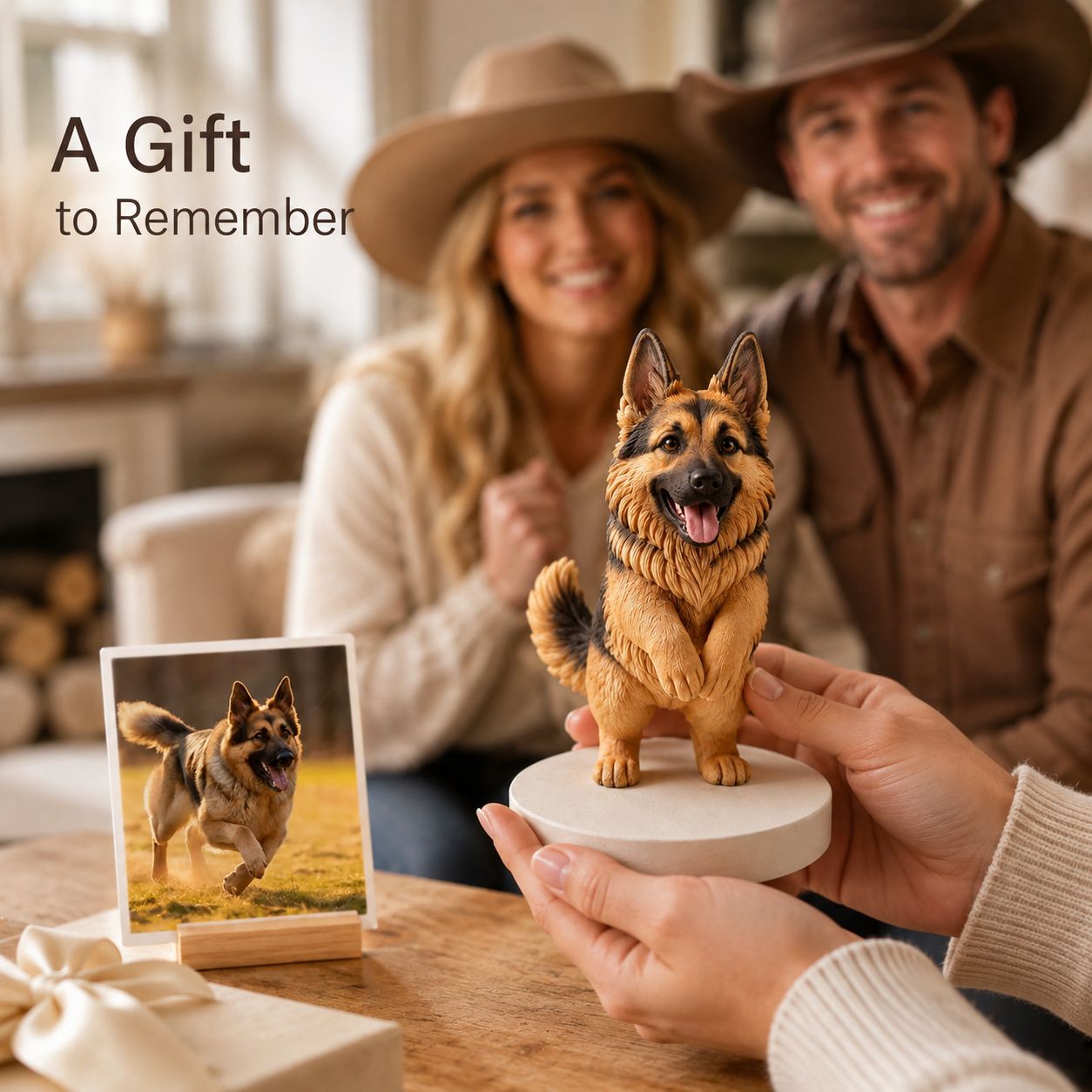 Custom 3D Printed Pet Figurine from Photo with DIY Paint Kit