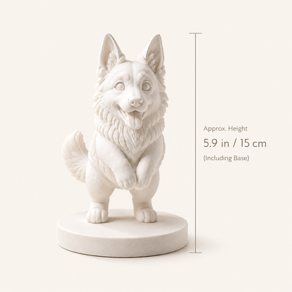 Custom 3D Printed Pet Figurine from Photo with DIY Paint Kit
