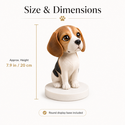 Custom 3D Printed Pet Figurine from Photo with DIY Paint Kit