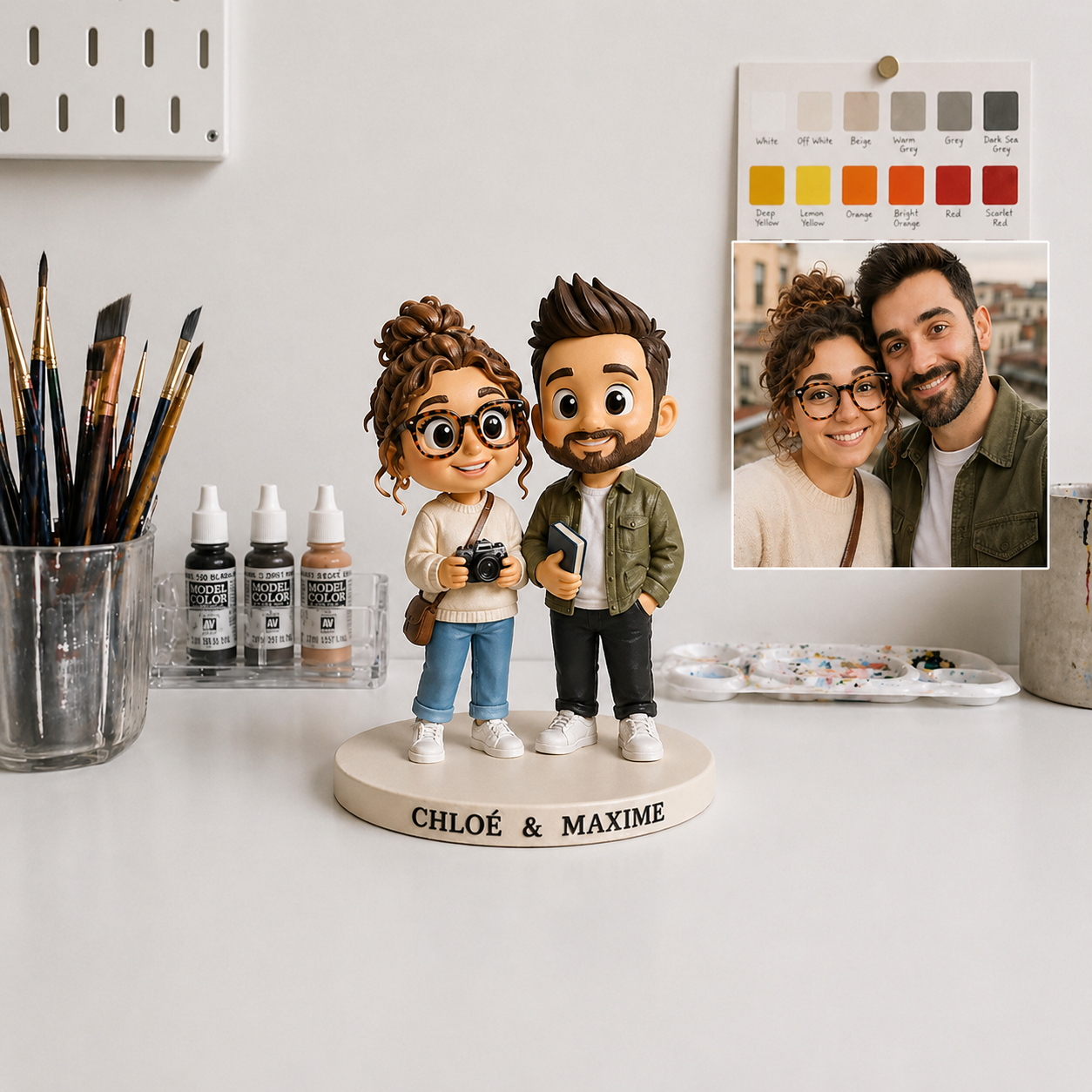 Custom 3D Figurine from Photo – Personalized Mini Me Statue