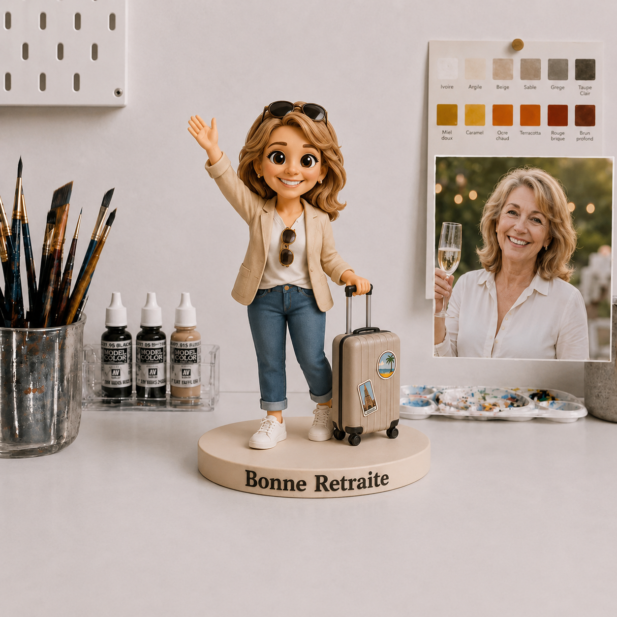 Custom 3D Figurine from Photo – Personalized Mini Me Statue