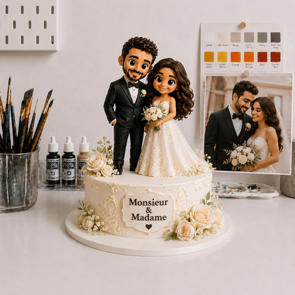 Custom 3D Figurine from Photo – Personalized Mini Me Statue