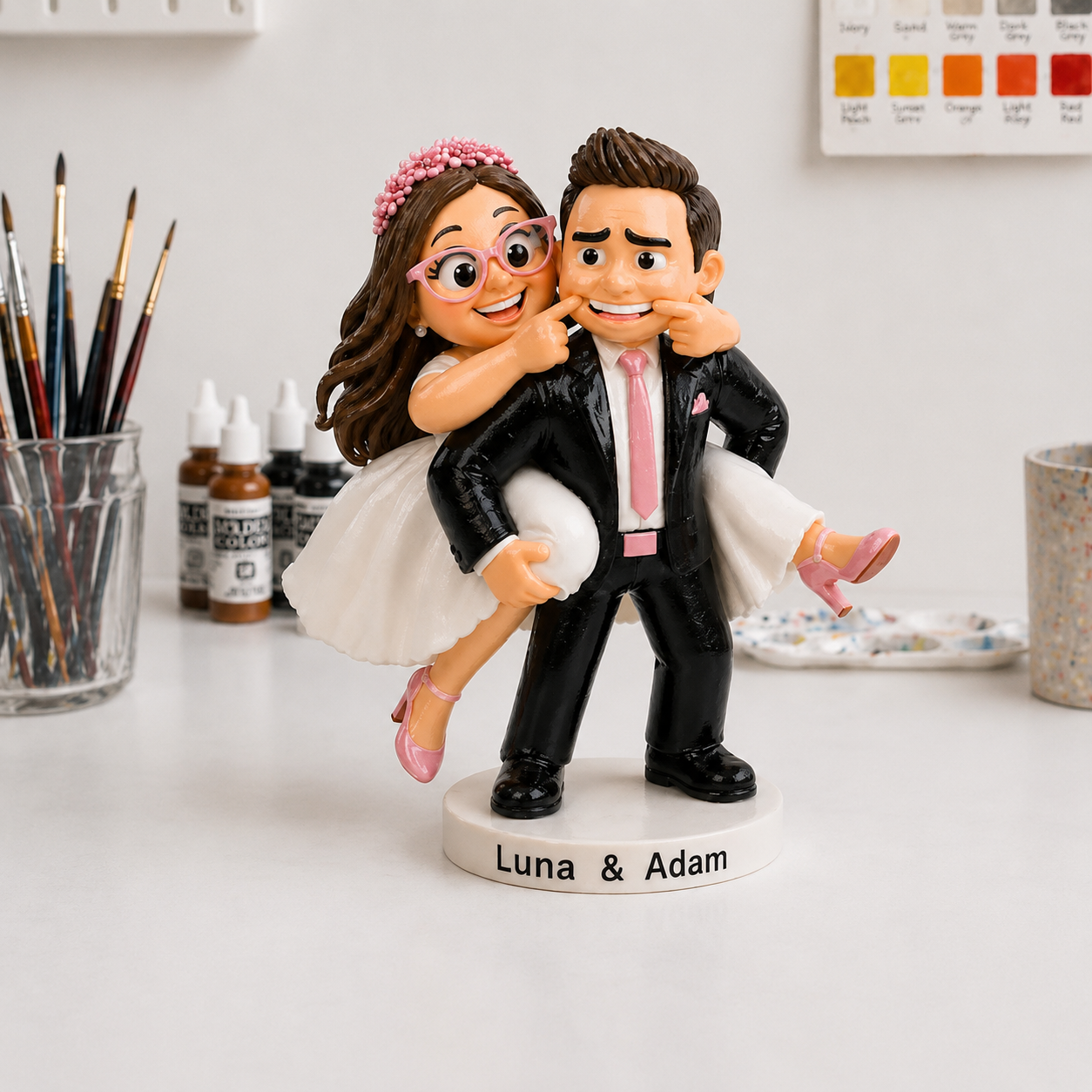Custom 3D Figurine from Photo – Personalized Mini Me Statue