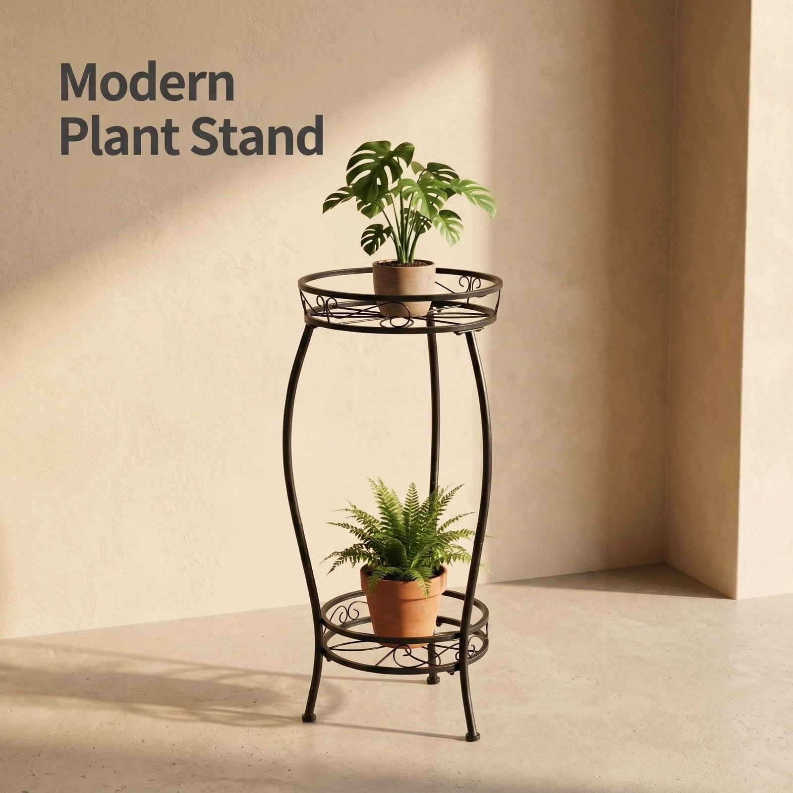 Multi-Tier Metal Plant Stand