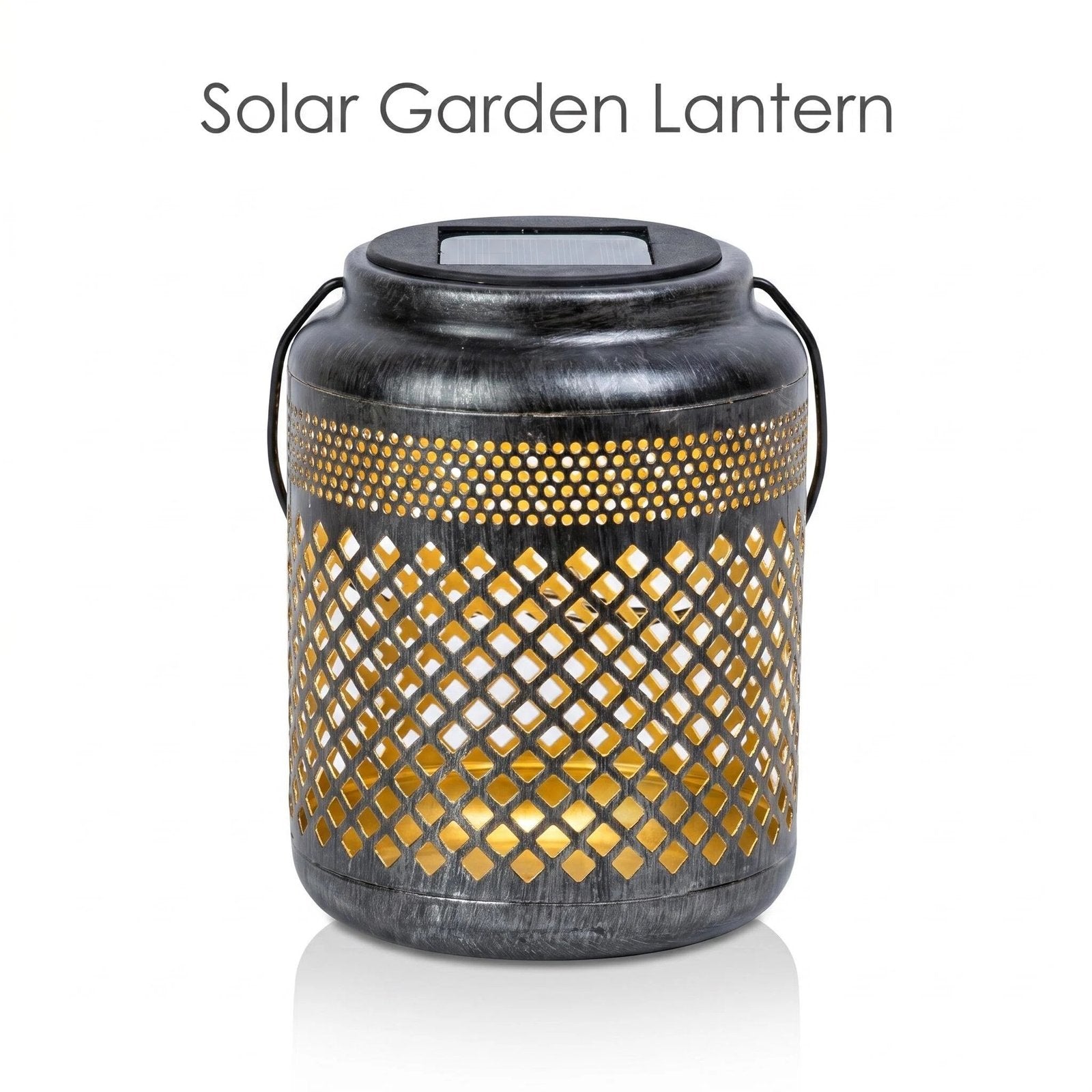 Solar Metal Garden Lantern