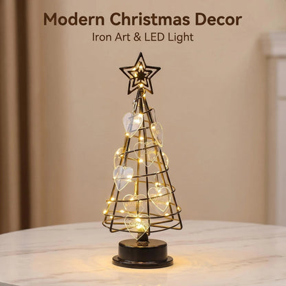 LED Crystal Christmas Tree Decor
