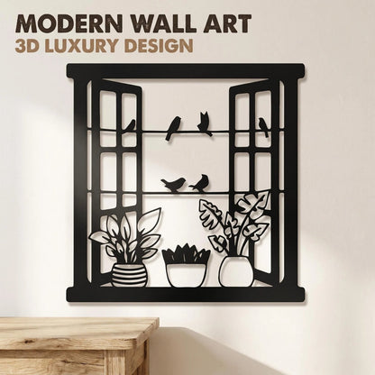 Modern 3D Metal Wall Art