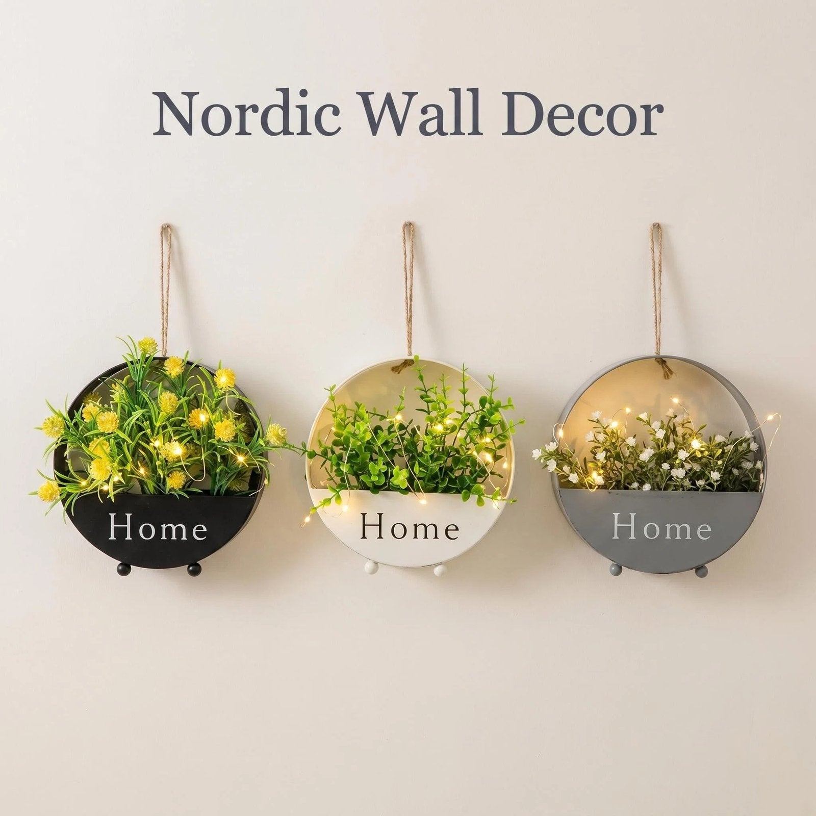 Nordic Metal Wall Planter