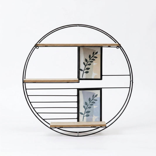 Round Metal Wall Shelf