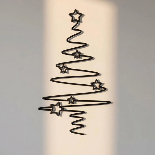 Metal Christmas Tree Wall Decor
