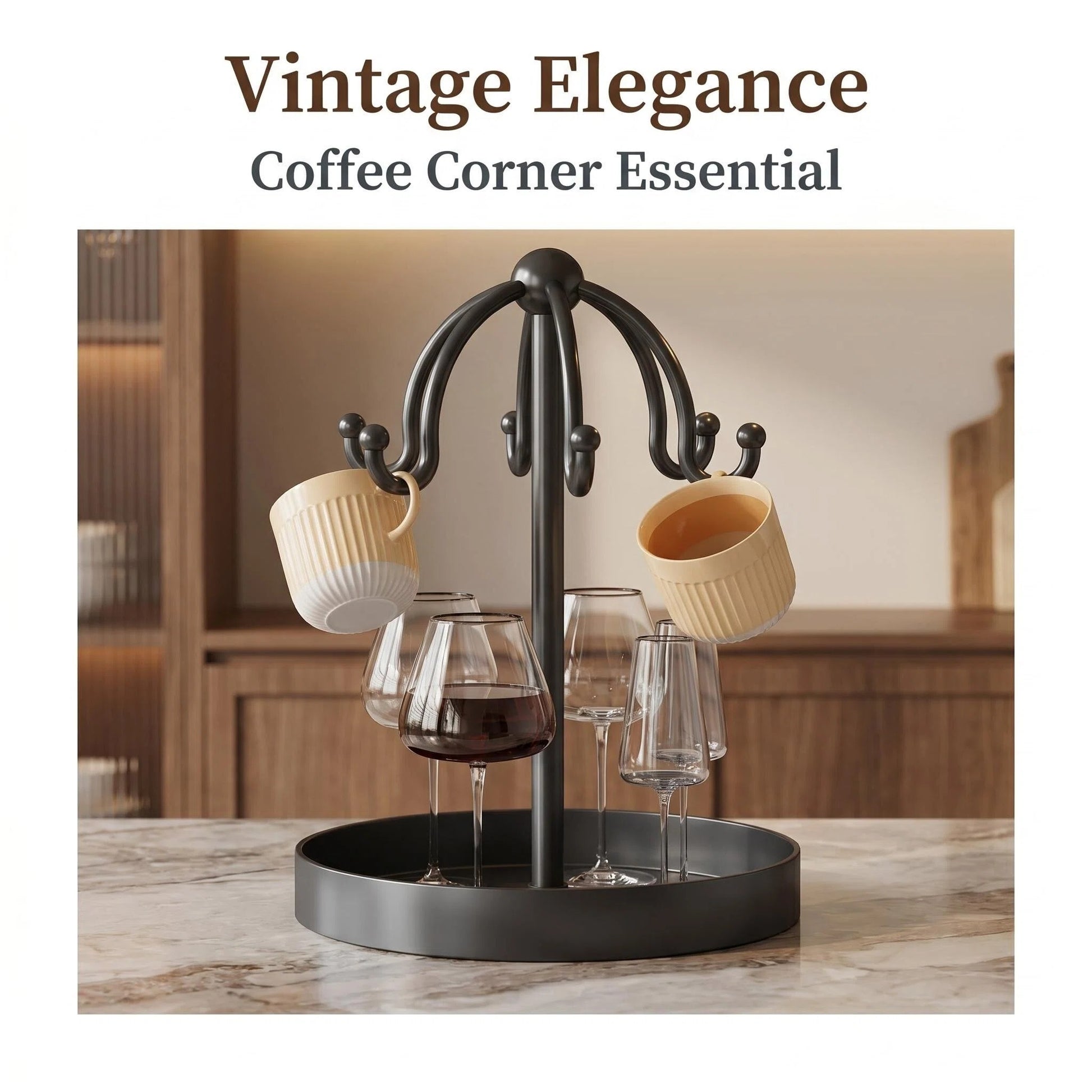 Metal Coffee Mug Holder Stand