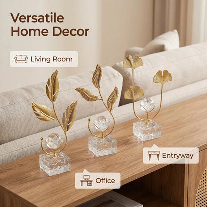 Nordic Metal Crystal Ball Tabletop Decor alternate product view