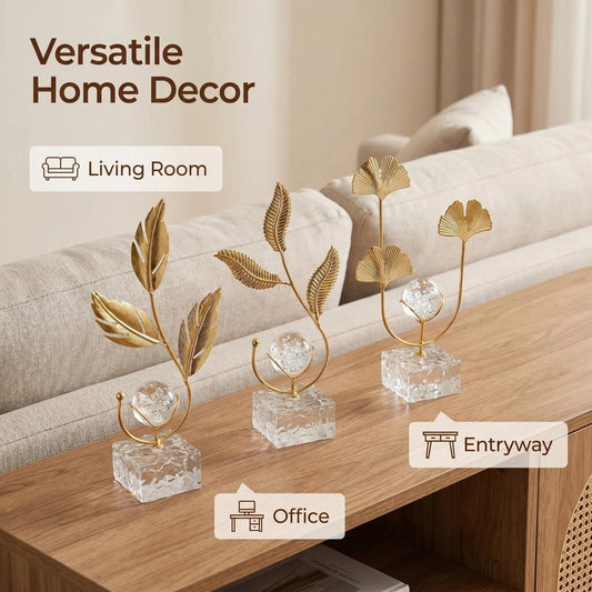 Nordic Metal Crystal Ball Tabletop Decor alternate product view
