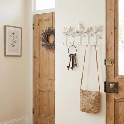 Vintage Bird Metal Wall Hook Rack alternate product view