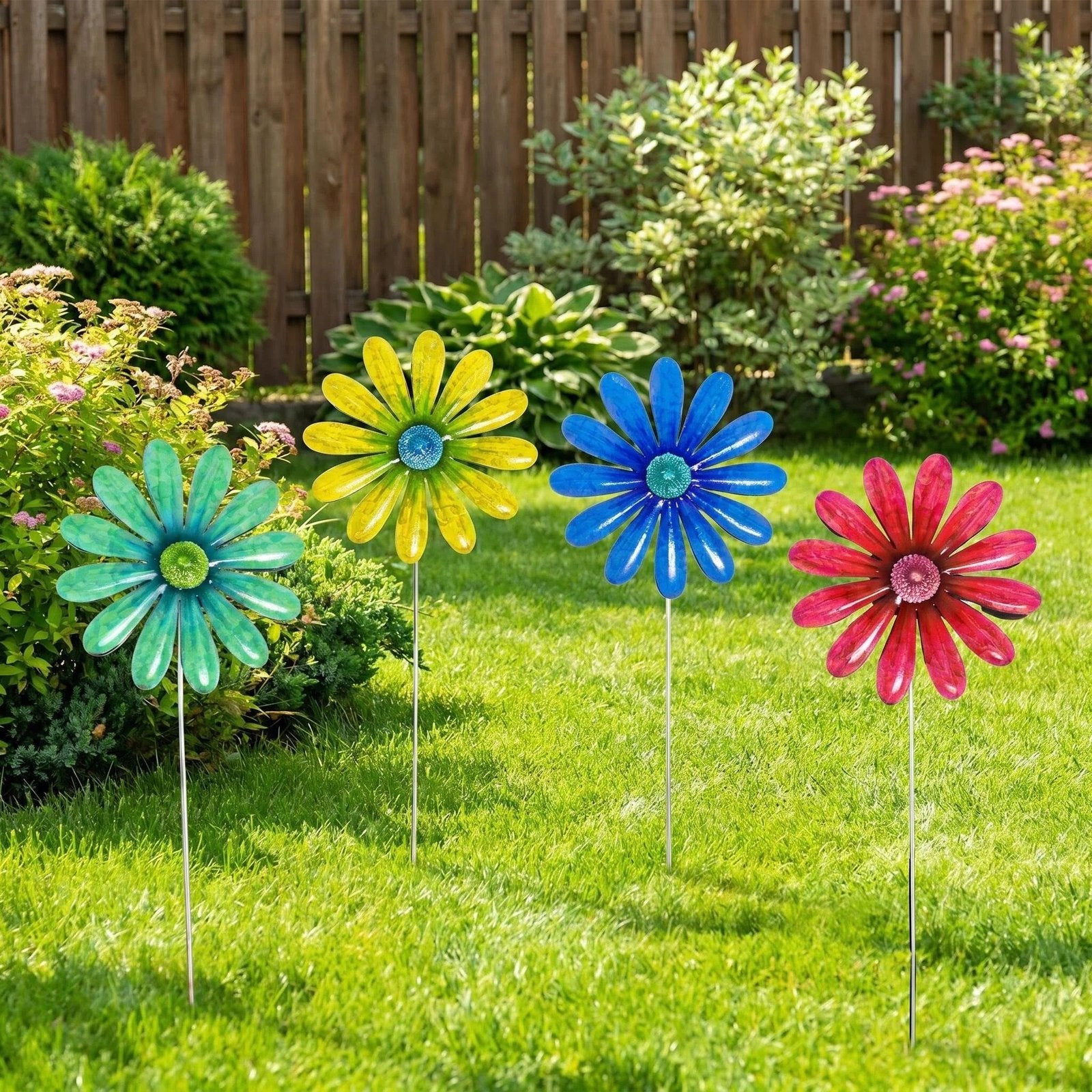 Metal Daisy Garden Stake additional product view