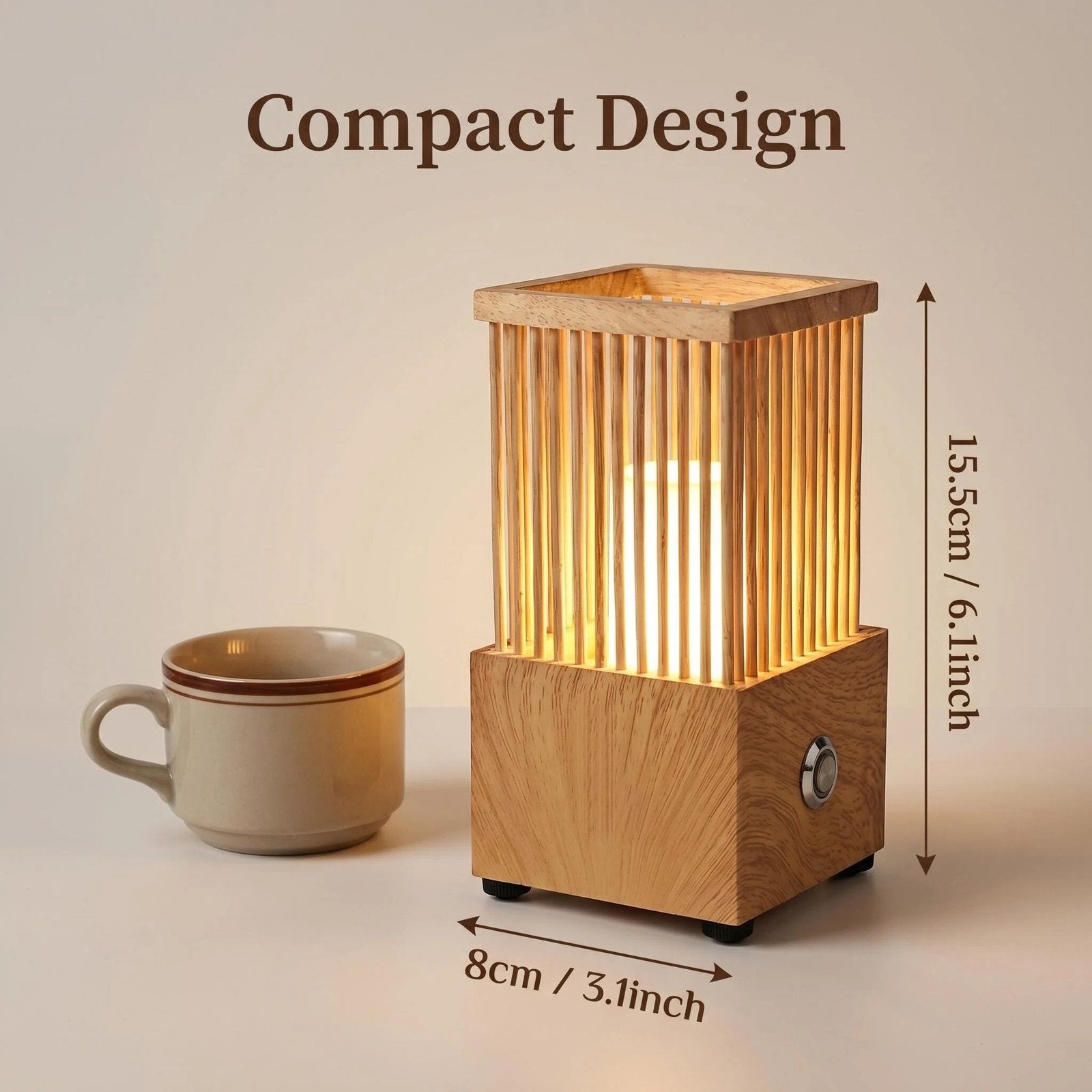 Birdcage Metal Frame Ambient Table Lamp alternate product view